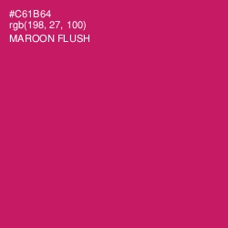 #C61B64 - Maroon Flush Color Image